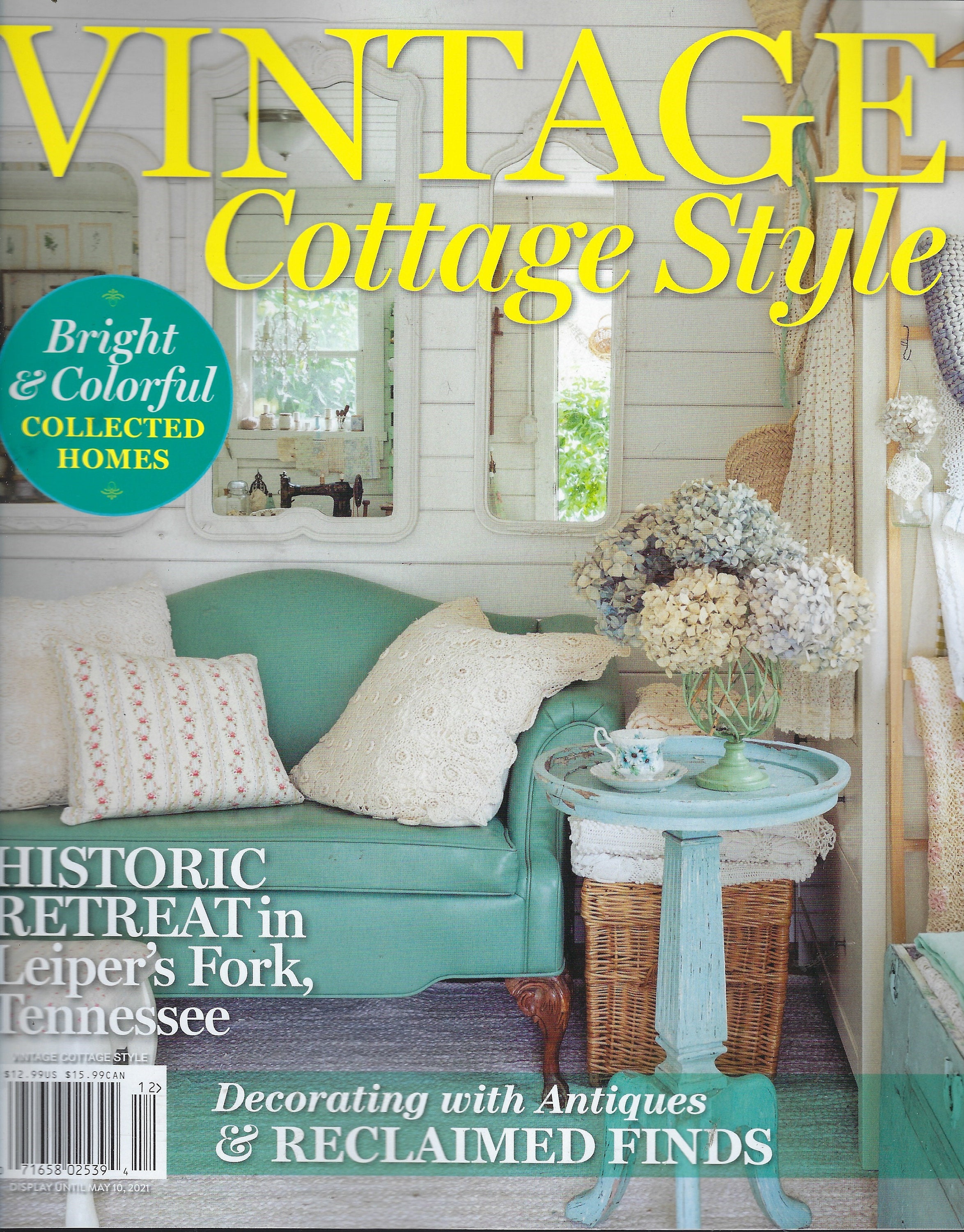 Vintage Cottage Style 2021 Decoración con Antiguedades | Etsy
