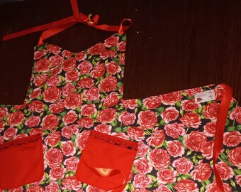 Adult double-sided Apron - Large / apron / double-sided apron