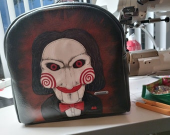 MadeToOrder/ Horror/ backpack/ hand painted / made to order