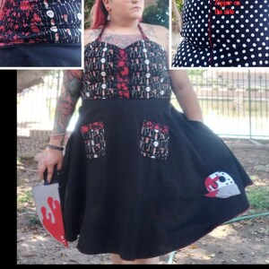 PRE-ORDER &quot;Horror Dress&quot; / Dress/ Womens Dress/ Pin Up dress/ rockabilly dress/ horror