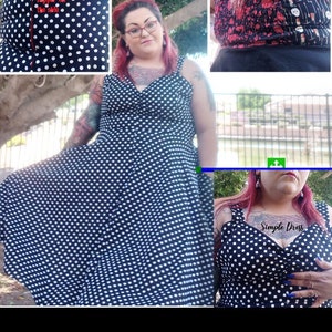 VORBESTELLUNG &quot;Simple Dress&quot; / Kleid / Damenkleid / Pin Up Kleid / Rockabilly Kleid /