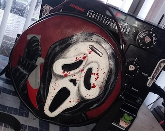 MadeToOrder/ Horror purse / crossbody purse/ hand painted pursre/made to order