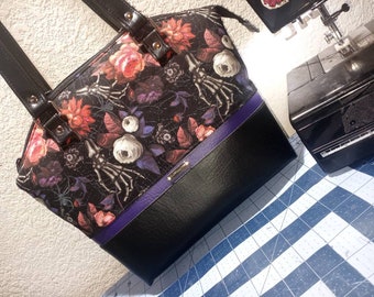 Spiderweb Floral purse/ Floral purse