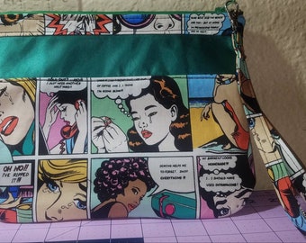 wristlet / crying girl sewing wristlet