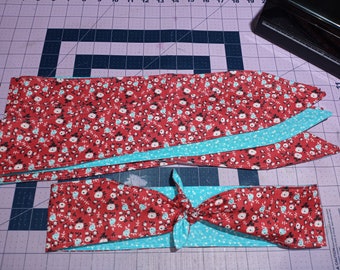 Foral headband / tie on headband / headband