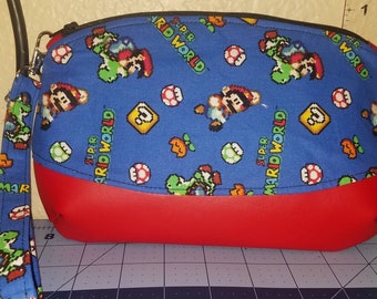 Super Mario clematis wristlet/ Super Mario