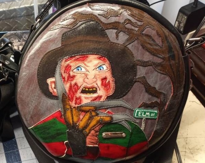 Featured listing image: MadeToOrder/ Horror purse / hand painted purse/ crossbody purse/made to order