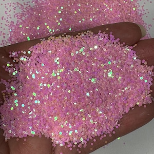 Pink Glitter| iridescent glitter | extra fine glitter| Glitter Epoxy Safe | tumbler supplies | craft supplies| solvent resistant