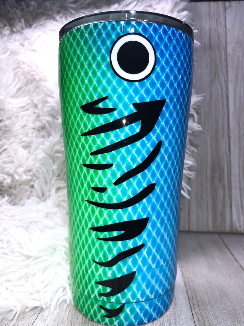 Download Fishing Lure Stainless Steel Tumbler Customizable Fishing | Etsy