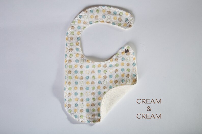 Baby Bibs Reversible Flannel Multiple Fabrics Etsy