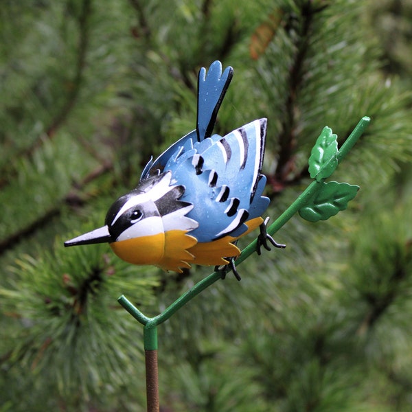 Nuthatch Garden Art Etsy
