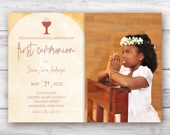 First Communion Invitation