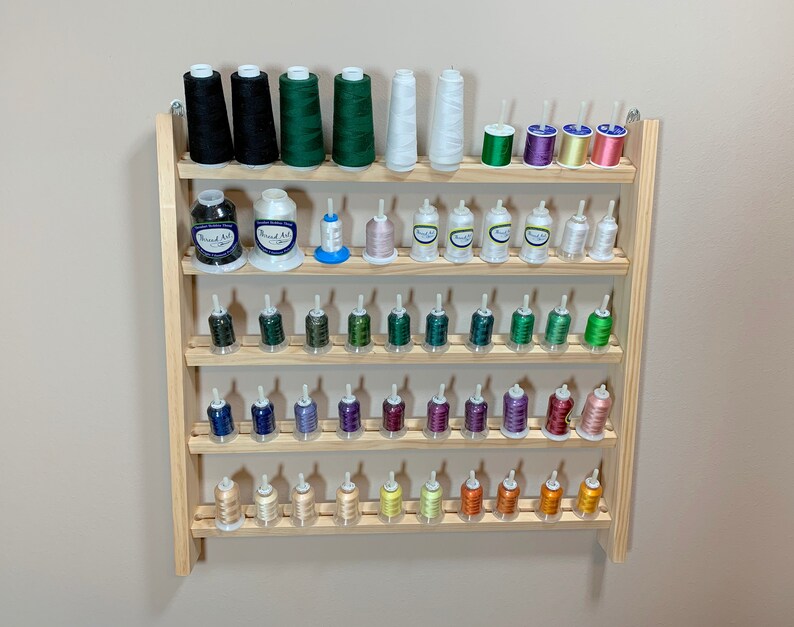 Thread Holder Organizer With 60 Nylon Pegs That Can Be Etsy