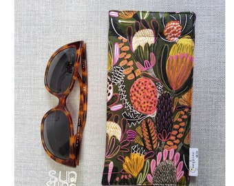 Padded GLASSES Case | SUNGLASSES Case | PHONE Case - 3 sizes - Optional Matching  Lanyard. Great Gift Idea.  Gift Idea.