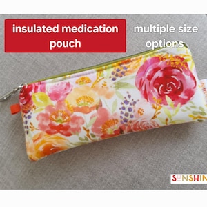 INSULATED MEDICATION |  Medicine Case | Epipen/Insulin Pen case |  Emergency Medicine Pouch | Asthma | Colostomy Storage. Gift Idea