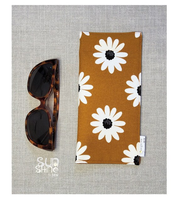 Floral Cotton Glasses Case | Padded Sunglasses, Phone Sleeve  display picture 2