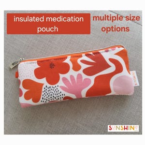 INSULATED MEDICATION |  Medicine Case | Epipen/Insulin Pen case |  Emergency Medicine Pouch | Asthma | Colostomy Storage. Gift Idea