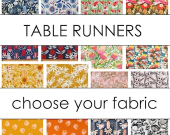 Table Runner - CHOOSE YOUR FABRIC - Multiple size options |   Offer!.  Gift Idea.