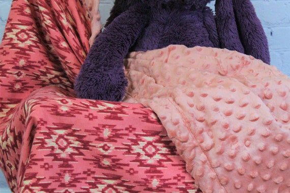 Pink aztec blanket clearance
