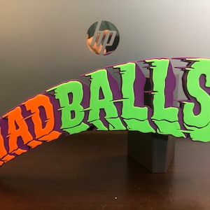 Madballs logo/shelf display