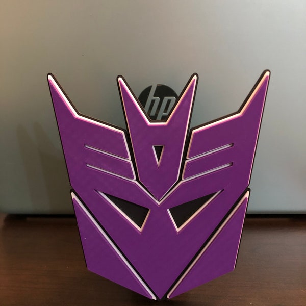 Decepticon logo/shelf display