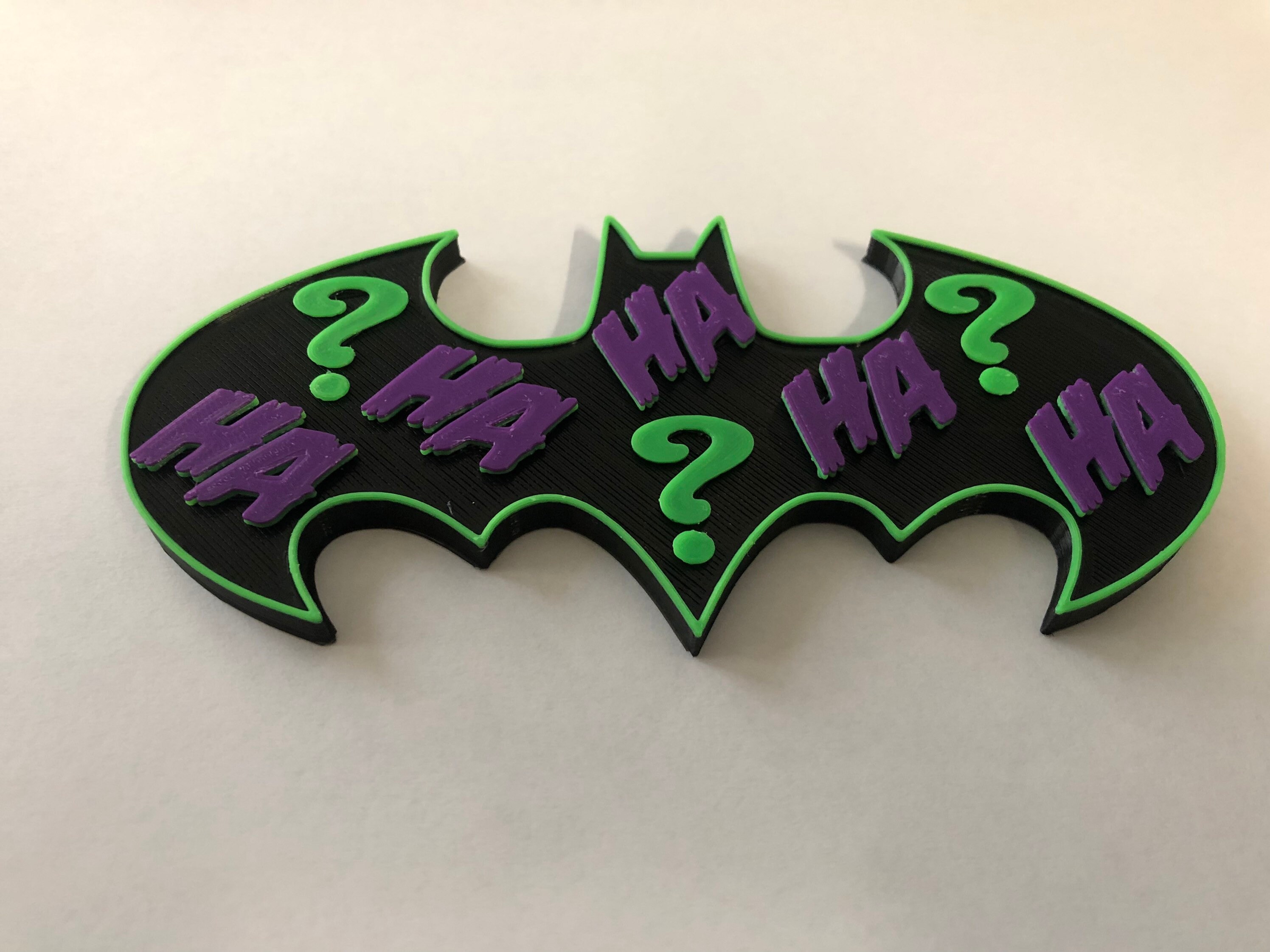 Riddler/joker Batman Logo - Etsy