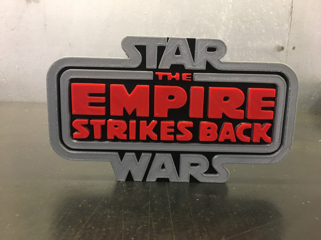 EMPIRE STRIKES BACK Logo - Etsy
