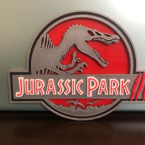 Jurassic Park III logo/wall display