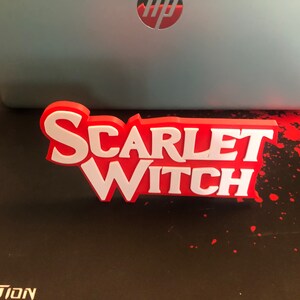 Scarlet Witch Logo/shelf Display - Etsy