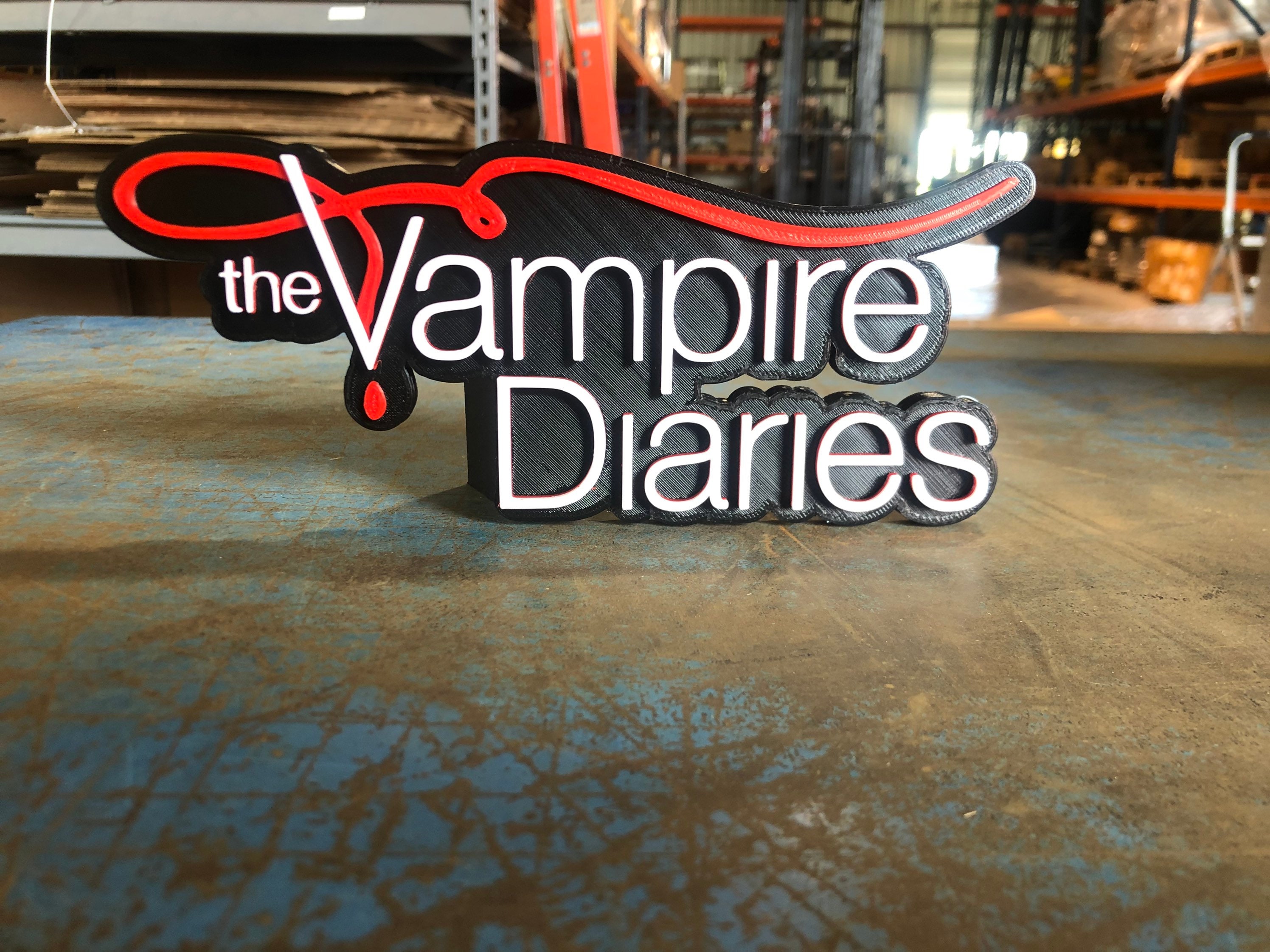 The Vampire Diaries Logo Etsy