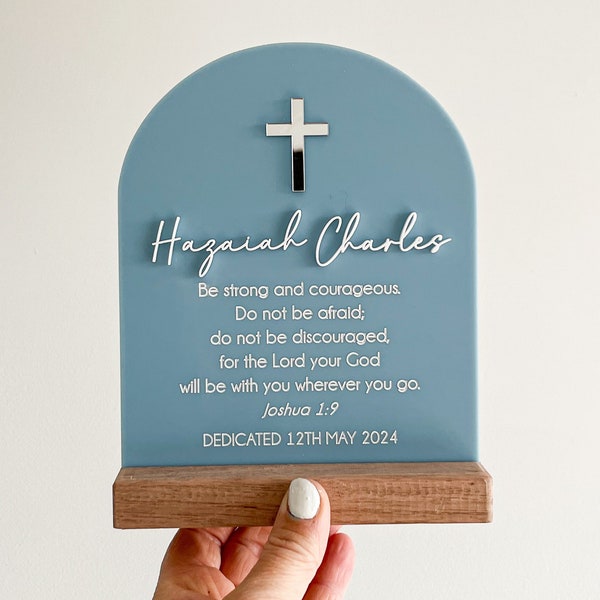 Regalo de bautizo / Placa de bautizo / Regalo para recién nacido