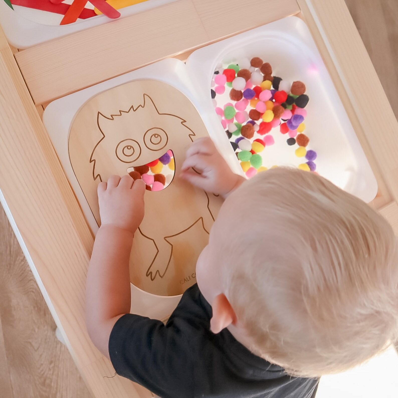 Ikea Trofast / Flisat Insert / Monster / Monster Game / Juego Etsy