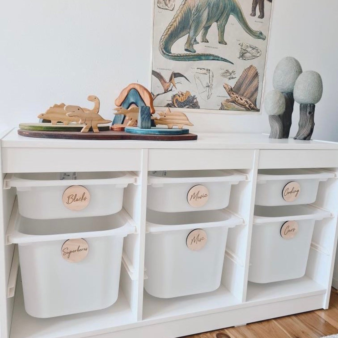 Wooden Toy Labels Wooden Storage Labels Trofast Ikea Etsy