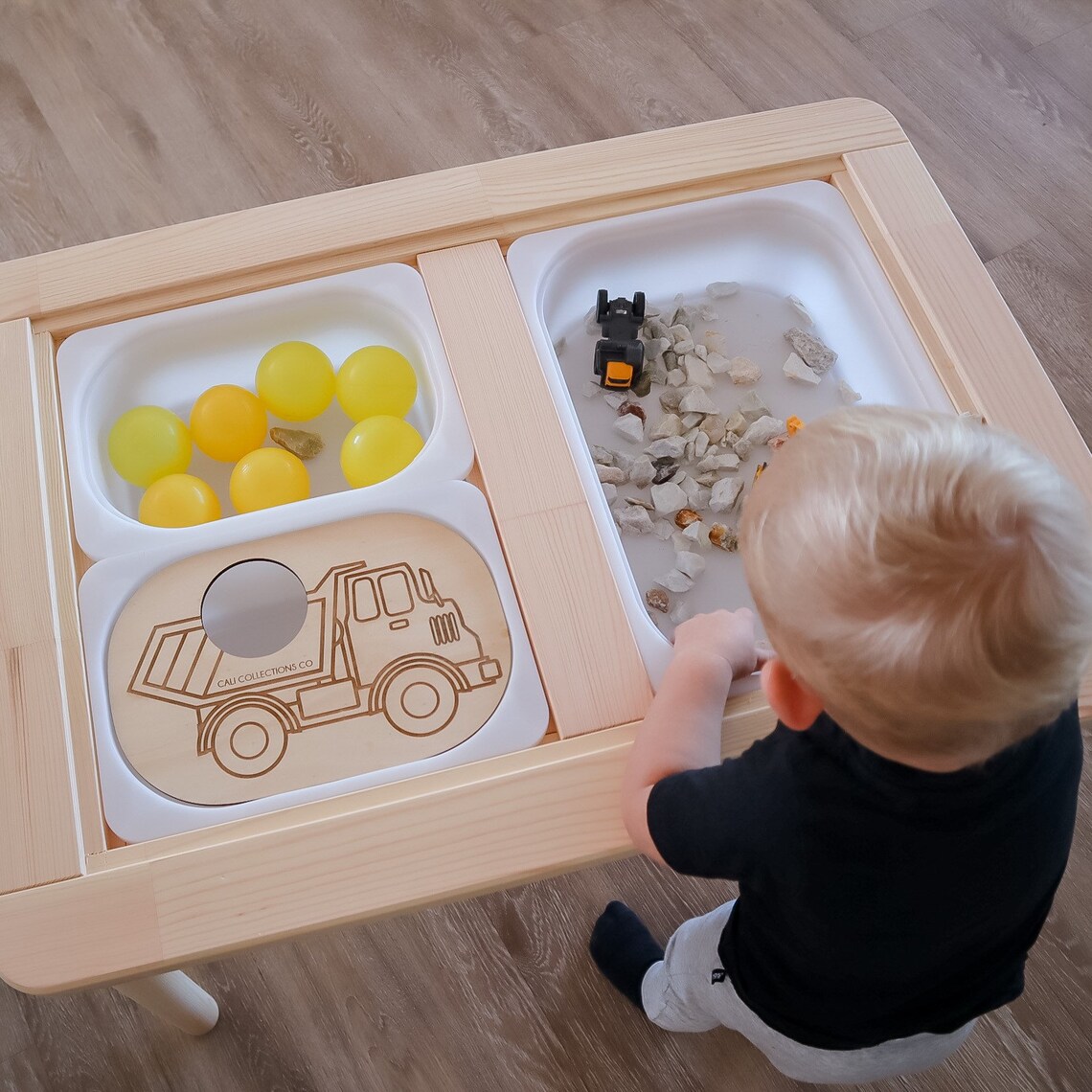 Ikea Trofast / Flisat Insert Dump Truck Sensory Play I Etsy UK