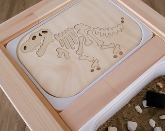 Ikea Trofast / Flisat Insert | Dinosaur Dig | Dinosaur Game | Sensory Play I Sensory Activities | LARGE LID