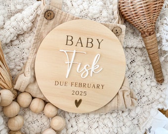Pregnancy Announcement| Pregnancy Announcement Disc | Pregnancy Announcement Prop | Baby Announcement