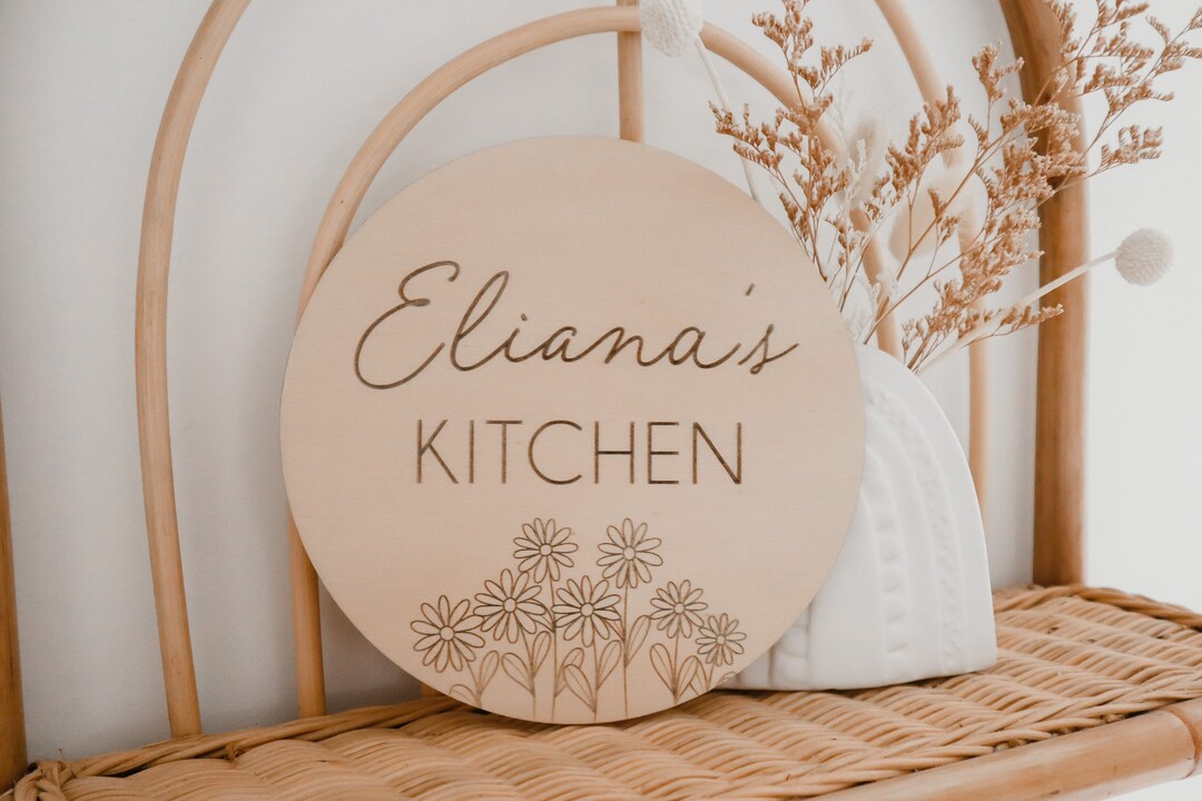 Cubby House Sign Kids Kitchen Sign Kids Cafe Sign Playroom Sign