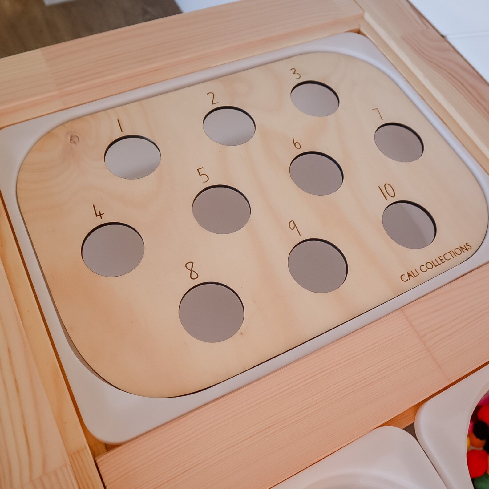 Ikea Trofast / Flisat Insert Colour Sorting Number Match Etsy Australia