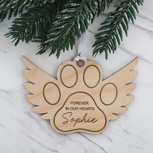 Memorial Pet Christmas Ornament | Christmas Ornament | Pet Ornament | Memorial dog ornament