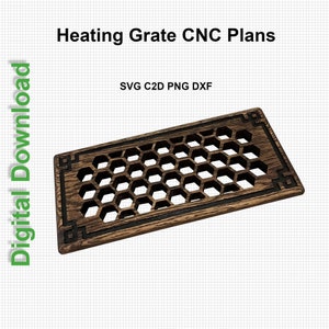 Plano CNC para uma grelha de aquecimento personalizada