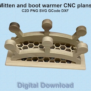 CNC plan for a Danish Mitten warmer
