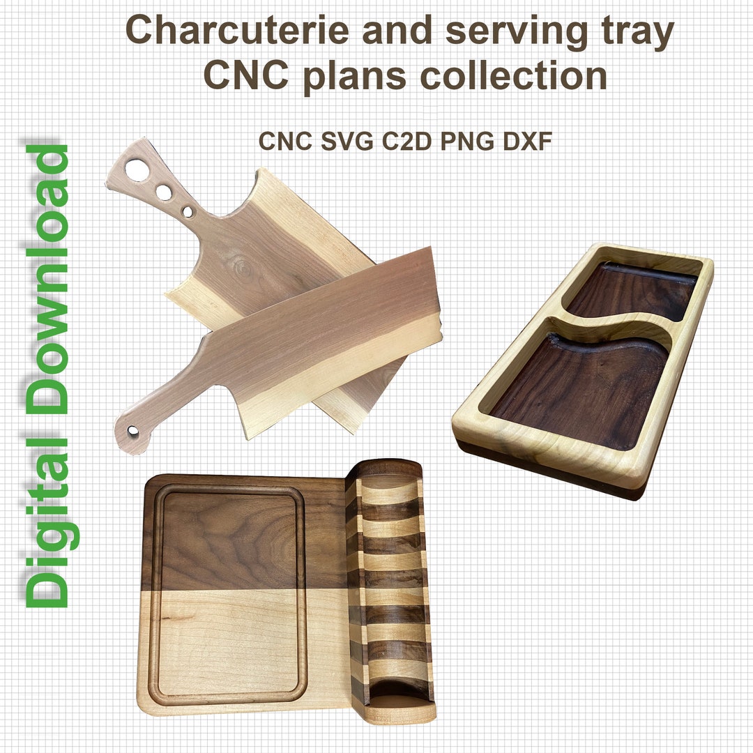 Charcuterie and Serving Board Plans Collection for Personalized Gifts ...