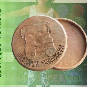 CNC plan for this English Shepherd trinket box