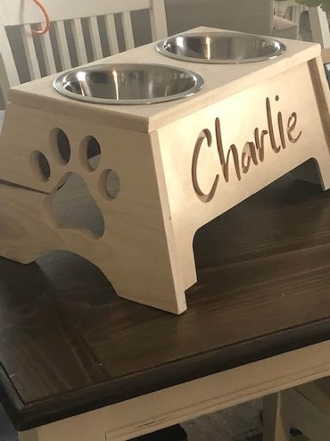 Dog Dish Holder Cnc Plan Etsy
