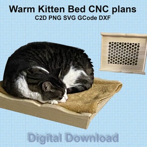 CNC plan for this kitten bed