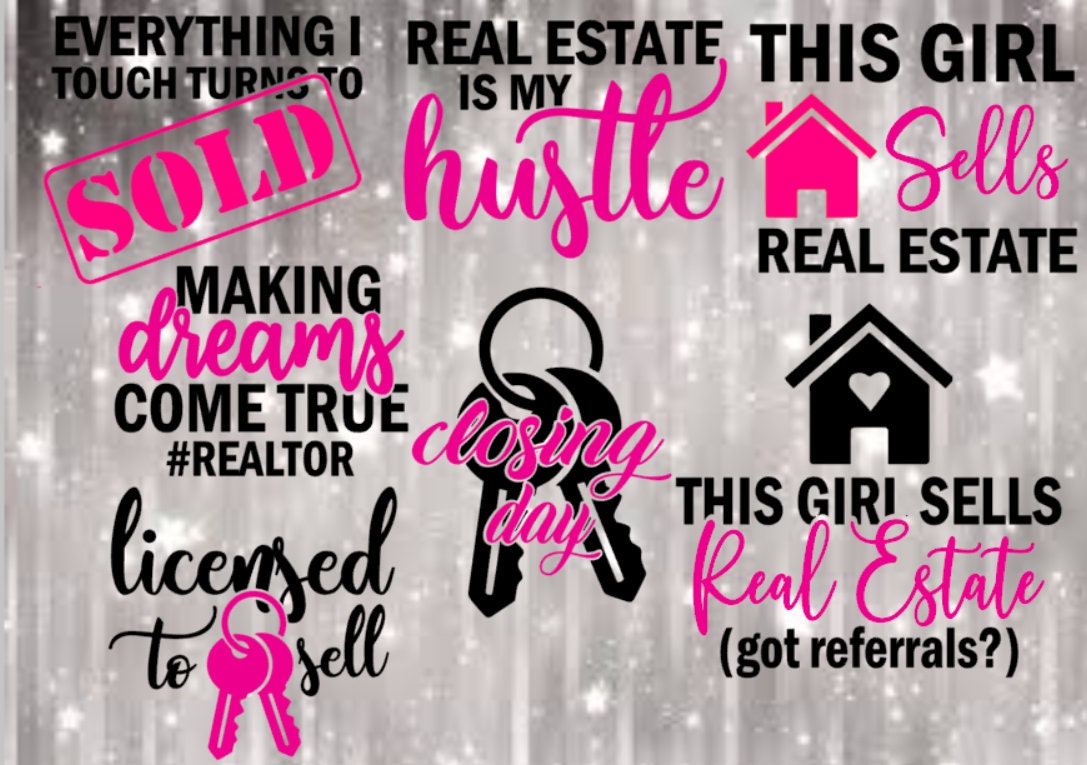 Download Realtor Bundle Svg Cutting File For Cricut Silhouette Brother Etsy