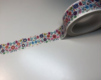 Otomi-inspired Washi Tape with Gold Foil