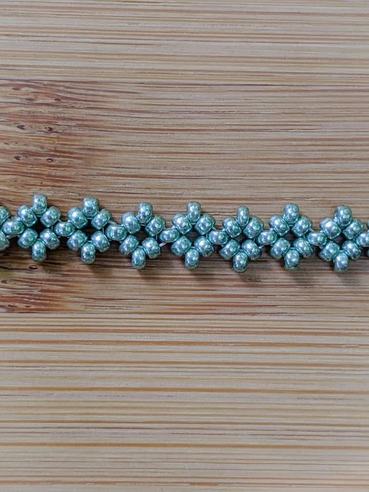 Sea Foam Jewelry/minimalist Seed Bead Bracelet/dainty Jewelry/dainty