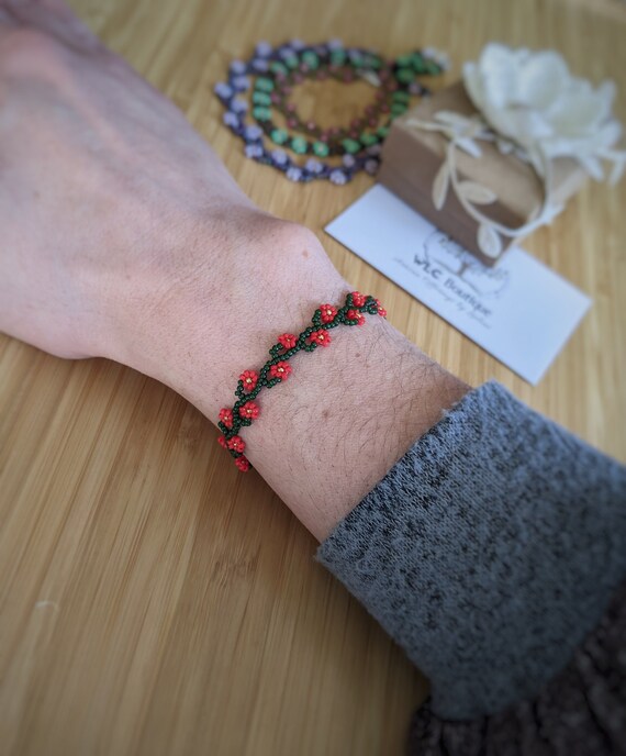 Taehyung 2024 bracelet red