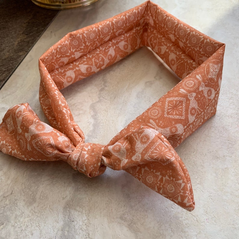 rabbits teen child EASTER knot headband baby adult one size headband hair scarf bunnies